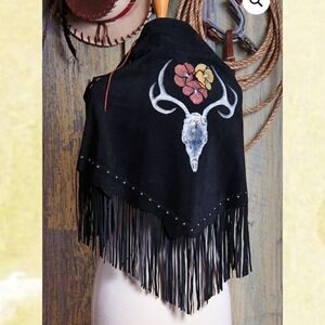 Patricia Wolf Deer Spirit Shawl- Currently $345 Online. SOLD OUT IN BROWN